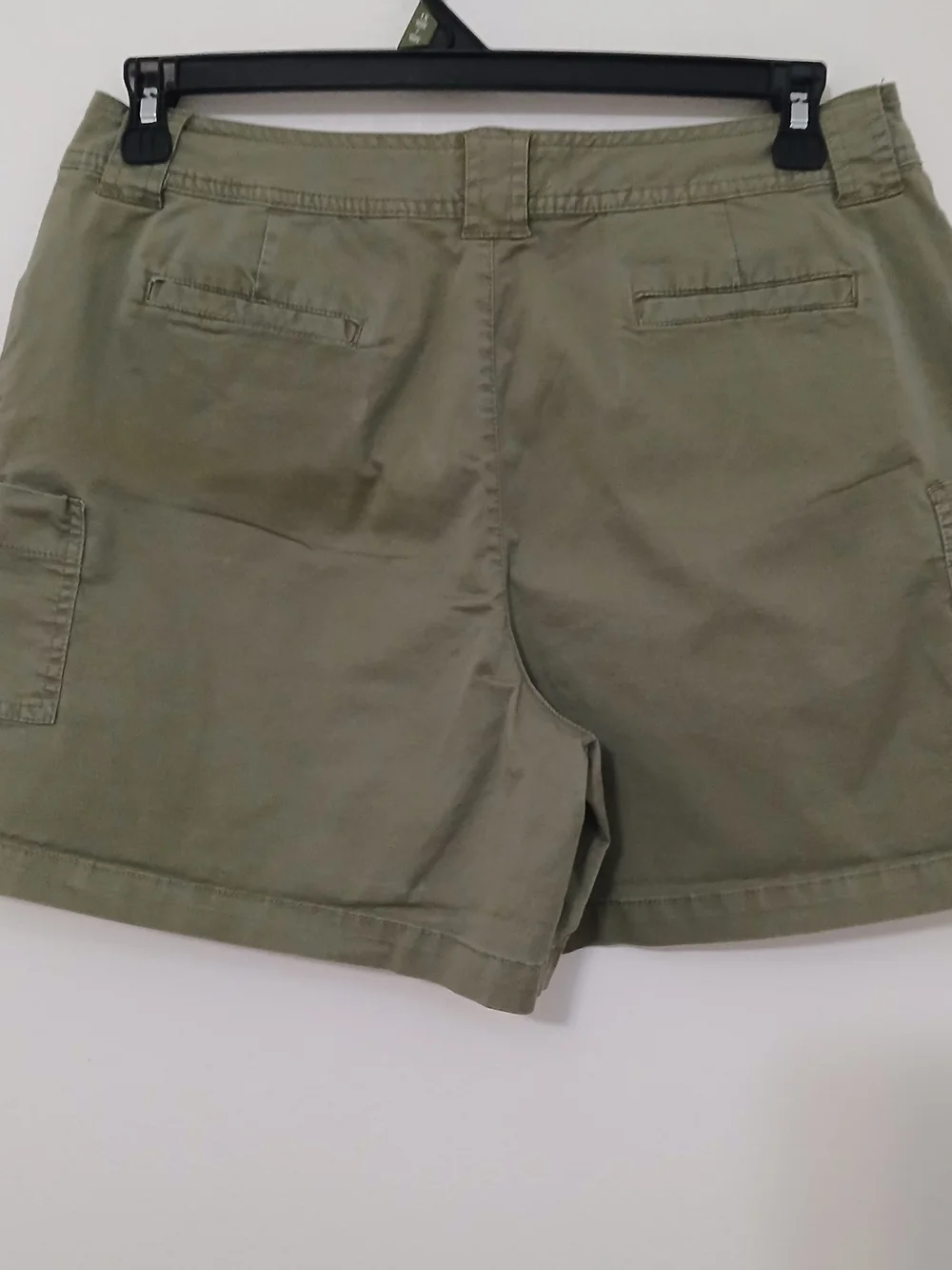 St. John's Bay Olive Mid-Rise Women's Shorts